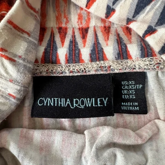 Cynthia Rowley•strapless maxi dress•size xs•Rayon blend•multi-color/coral - Picture 4 of 10